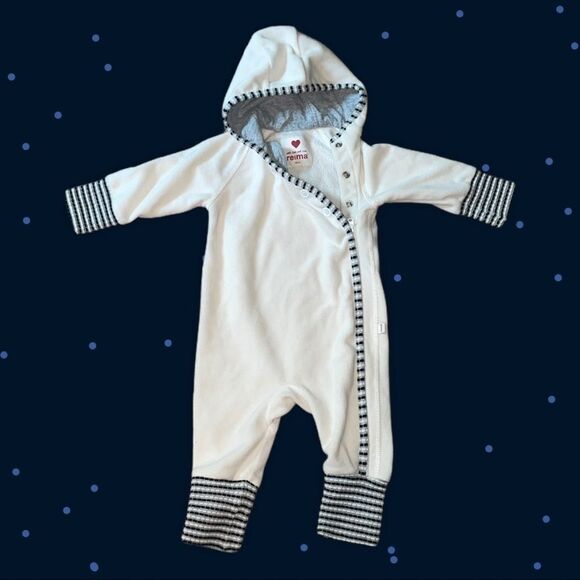 Adorable Reima fleece one piece. 3-6m - Picture 2 of 8